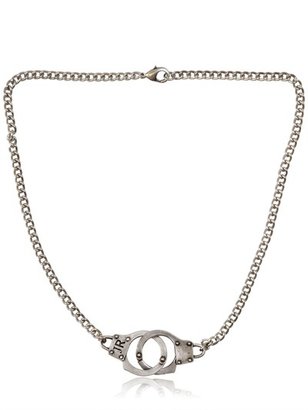 John Richmond Handcuffs Metal Chain Necklace