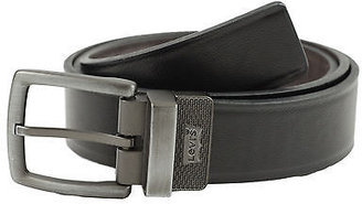 Levi's Genuine Leather Reversible Jeans Belt - Black or Grey - Sizes 32 - 44