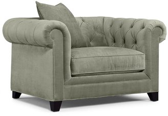 Closeout! Martha Stewart Collection Saybridge 52" Fabric Armchair, Created for Macy's