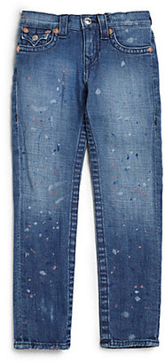 True Religion Girl's Julie Dream Cake Splatter Skinny Jeans