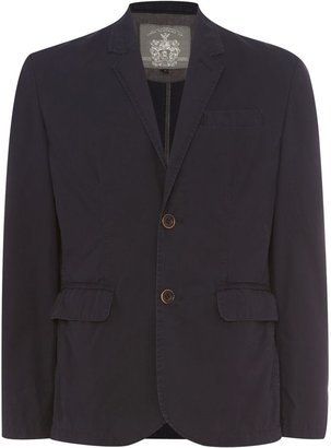 Linea Men's chaillot single breasted cotton unlined jacket