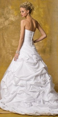 Chaudry Lana Bisset from Camille La Vie Taffeta Side Pleat Wedding Dresses