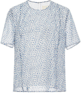 Band Of Outsiders Floral Silk Top