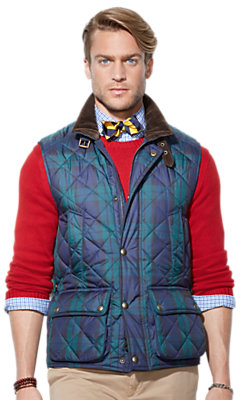 Polo Ralph Lauren Check Quilted Gilet