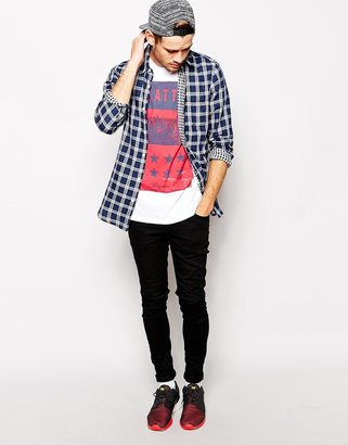 ASOS Shirt In Long Sleeve With Double Faced Check