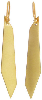 Monique Péan Long Geometric Earrings - Yellow Gold