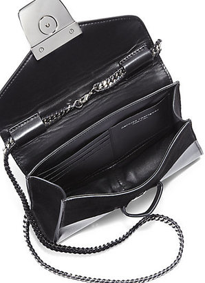 Narciso Rodriguez Carolyn Mini Mixed-Media Shoulder Bag