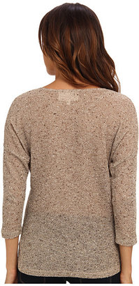 Vince Camuto 3/4 Sleeve Speckled Top