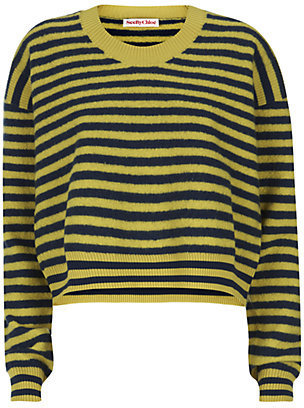 See by Chloe Striped Cropped Sweater