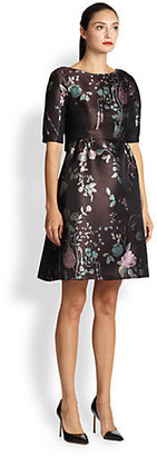 Antonio Marras Floral & Tweed Two-Piece Dress