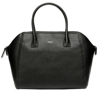 Furla onyx leather 'Ellen' medium satchel