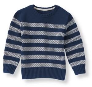 Janie and Jack Patterned Stripe Sweater