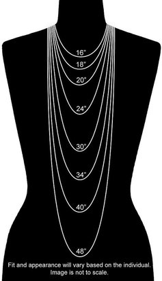 Vera Wang Simply vera long multistrand necklace