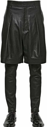 Givenchy Light Nappa Leather Bermuda Shorts