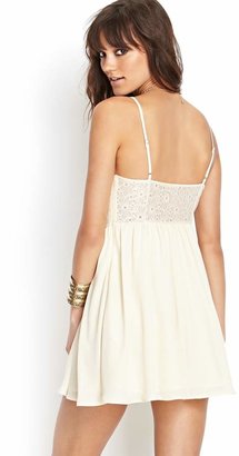 Forever 21 Floral Lace Cami Dress