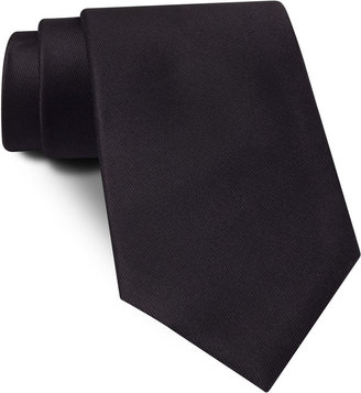Claiborne Solid Micro-Textured Tie - Extra Long