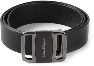 Ferragamo metallic buckle belt