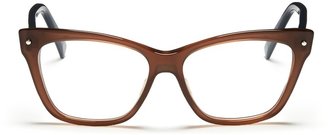 Christian Dior Colourblock cat eye optical glasses
