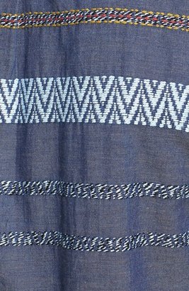 Katin Short Embroidered Stripe Woven Shirt