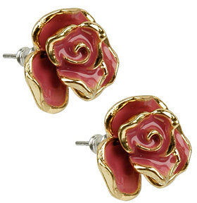 Forever 21 Lacquered Flower Studs