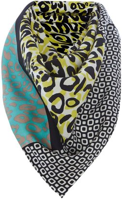 Marella Nerina leopard print silk scarf