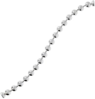 UltraFine Silver Large Bead Bracelet with Magnetic Clasp