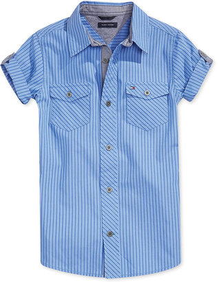 Tommy Hilfiger Boys' Baldwin Striped Shirt