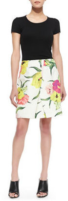 Ted Baker Isabeli Flowers At High Tea Skirt, Cream