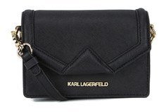 Karl Lagerfeld Paris K/Klassik Super Mini Cross Body Bag - Black
