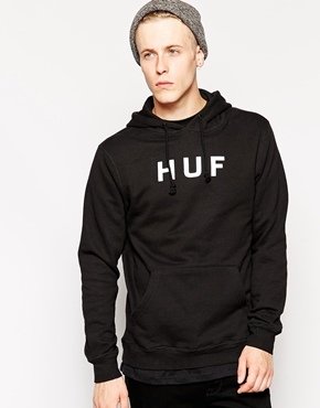 HUF Original Logo Hoodie - black