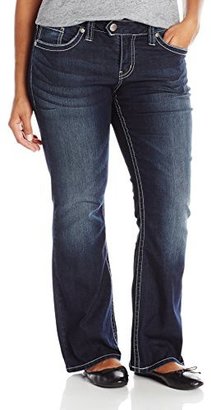 Silver Jeans Juniors Plus-Size Tuesday Low Rise Bootcut Jean