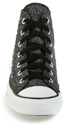 Converse Studded Animal Print Leather High Top Sneaker (Women)