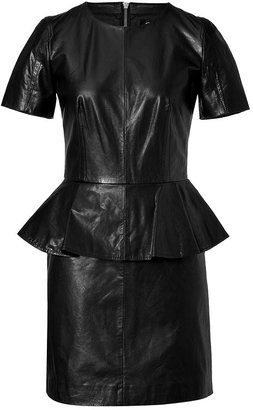 McQ Leather Dress in Black