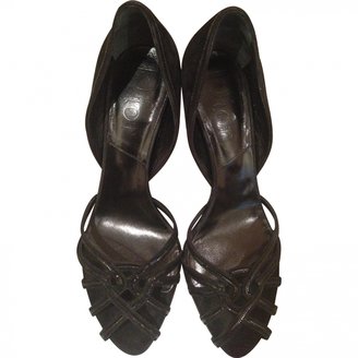 Christian Dior Black Suede Sandals