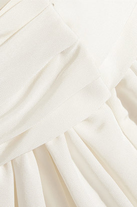 Marchesa Silk-faille gown