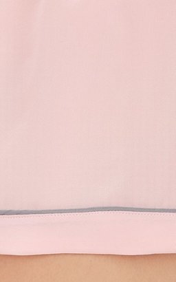 Steven Alan Crepe de Chine Drawstring Pajama Shorts-Pink