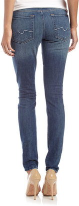 7 For All Mankind Gwenevere Verdugo Blue Hill Skinny Jeans