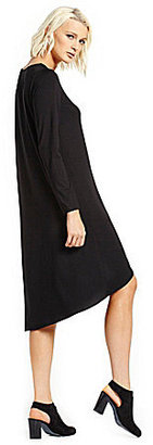 Eileen Fisher Petite Long-Sleeve Asymmetric Dress