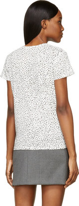 Proenza Schouler White & Black Dot Print Short Sleeve T-Shirt