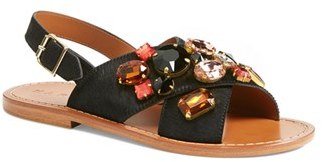 Marni 'Fussbett' Jeweled Sandal (Women)
