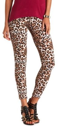 Charlotte Russe Cotton Leopard Print Leggings