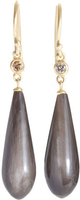 Monique Pean Buffalo Horn Cone Earrings