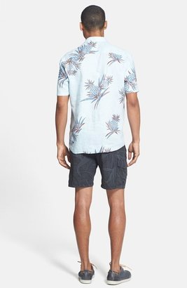 Tommy Bahama 'Pineapple Aficionado' Regular Fit Short Sleeve Linen Sport Shirt (Big & Tall)