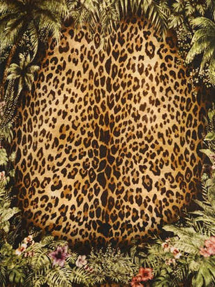 Balmain Leopard Printed Cotton T-Shirt