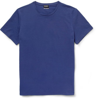 Jil Sander Cotton-Blend Jersey Crew Neck T-Shirt