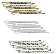 Topshop Womens Twisted Hair Grip Pack - Gold