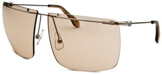 Calvin Klein Women's Square Rimless Sunglasses