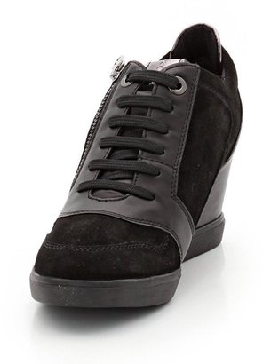 Geox D ELENI Lace-Up Wedge Heel Derby Shoes