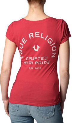 True Religion Crafted With Pride Womens Tee