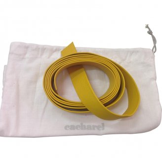 Cacharel Yellow Leather Belt